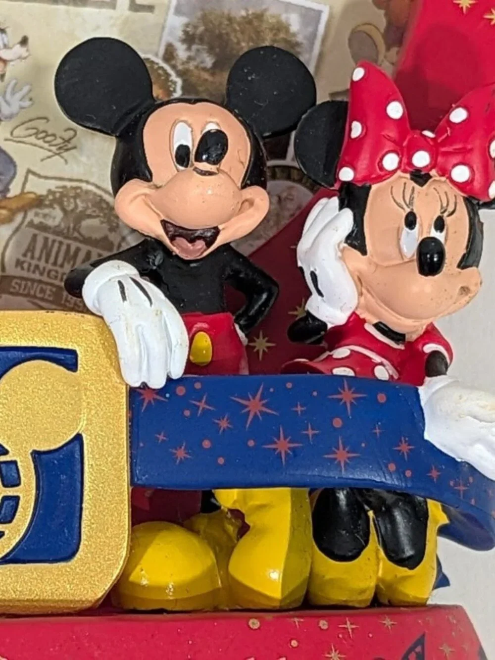 Disney Parks Mickey Ears 3 Photo Frame Flawed READ